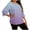 Pink, variant on Ruimatai Women's Plus Size Gradient Casual T-Shirt Soft Comfortable Long Sleeve Round Neck Top for Everyday Wear