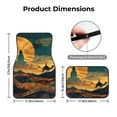 thumbnail image 5 of Naloa Sunset Desert Journey Car Foot Mat Set of 4 Pieces - Universal Floor Liner Neoprene Full Set Floor Mats for Cars Trucks SUV, 5 of 7