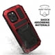 thumbnail image 3 of For iPhone 12 mini R-JUST Shockproof Waterproof Dust-proof Metal + Silicone Protective Case with Holder, 3 of 4