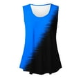 thumbnail image 4 of Yuyuzo Débardeurs pour Femmes Été Sans Manches T-Shirt Décontracté Col Rond Chic Color Block Blouse Fluide de Plage, 4 of 6