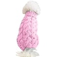 thumbnail image 1 of Suéter para perro, chaleco, abrigo cálido para mascota, suéter de lana tejido suave para invierno, abrigo de punto de ganchillo, ropa para perros pequeños, medianos y grandes, 1 of 5