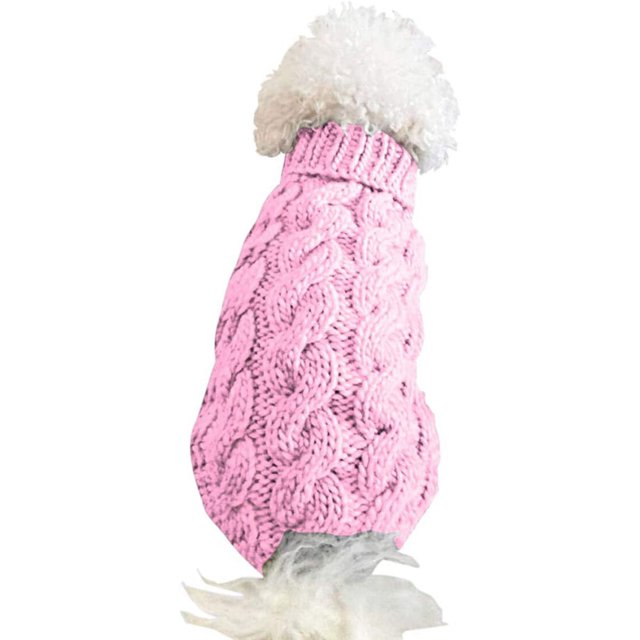 Suéter para perro, chaleco, abrigo cálido para mascota, suéter de lana tejido suave para invierno, abrigo de punto de ganchillo, ropa para perros pequeños, medianos y grandes