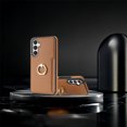 thumbnail image 5 of Feishell for Samsung A14 5G Wallet Case with Card Holder, 360°Rotation Ring Holder Kickstand, Premium PU Leather RFID Blocking Card Pocket Protective Cover for Samsung Galaxy A14 5G, Brown, 5 of 9