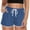 Blue, variant on Women's Plus Size Swim Shorts Quick Dry Beach Boardshorts Swimwear Bottom Trunks with Pockets