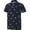 F03-Dark Blue, variant on FYDUU Boys Polo Shirt Printed Short Sleeve Golf Shirts Casual Collared Tops for Kids School Active Wear Breathable Polo Shirts Summer Wear 11-12 Years