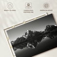 thumbnail image 6 of Elephant Stock Grand Teton Mountains Bw Wall Art - Horizontal Canvas Wall Art - Living Room Wall Decor - Nature Canvas - Gray And Black Decor - 51" x 34", 6 of 8