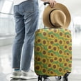 thumbnail image 2 of Green Sunflower Leaf Pattern Luggage Cover Fashion Suitcase Cover Baggage Covers Fit 25-28 Inch Luggage (Go Travel), 2 of 5