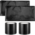 thumbnail image 1 of 4 Pcs Mobile RV Bottom Repair Kit Include 4" x 88 ft Belly Waterproof Repair Tape and 72" x 30 ft Mobile Home Bottom Board Material for Home Awning Camper Travel Trailer Tear Patch, 1 of 5