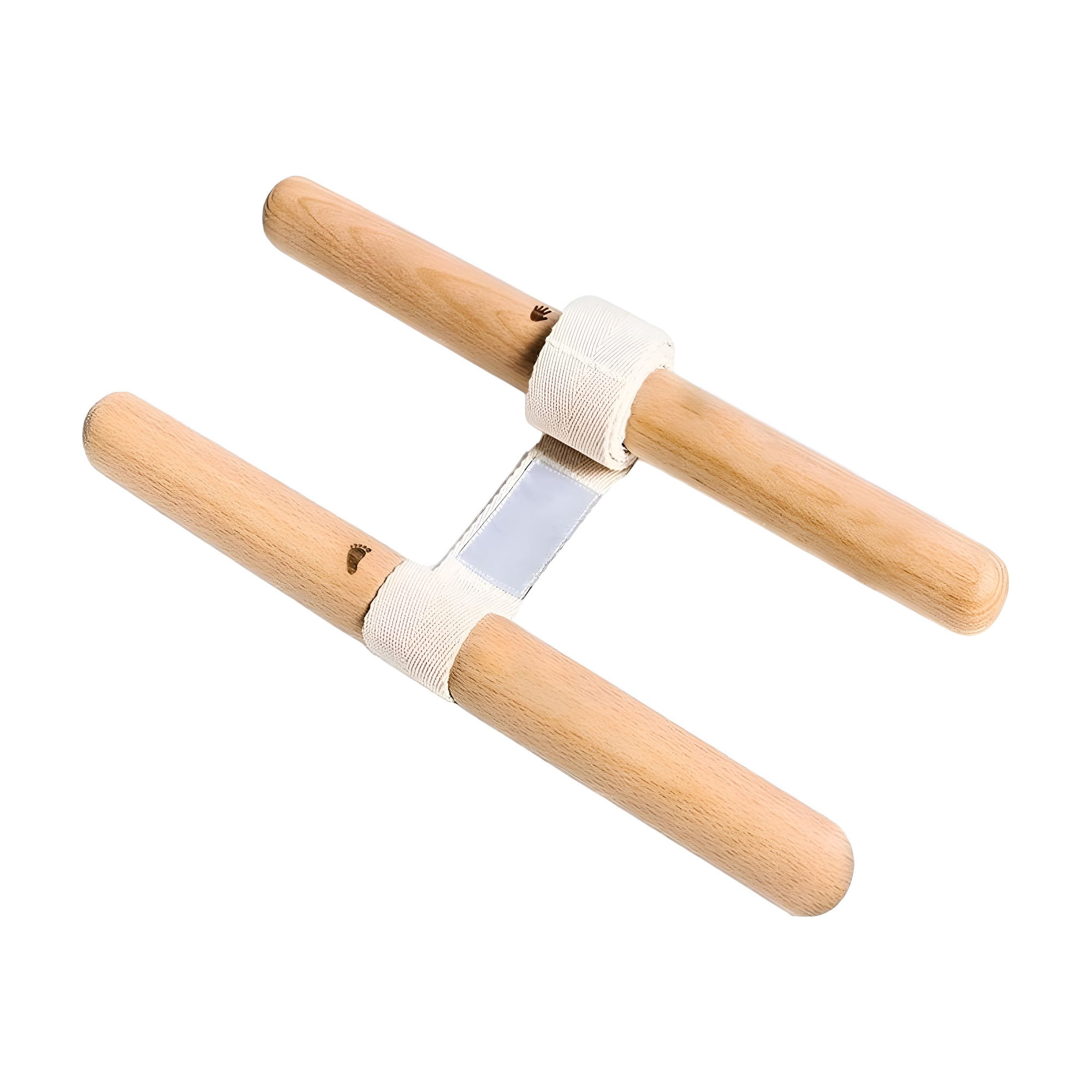 BESTSKY Stretching Strap with Wooden Handle, Full Body Flexibility Trainer for Yoga and Pilates, Portable Calf and Foot Stretcher for Home Gym Physical Therapy