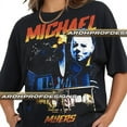 thumbnail image 2 of Limited Michael Myers Vintage T-shirt, Gift For Woman and Man Unisex T-Shirt, 2 of 3