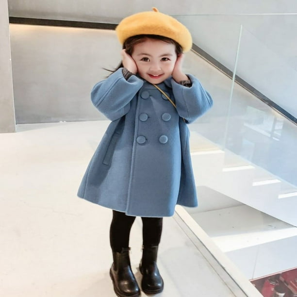 Girls wool peacoat discount