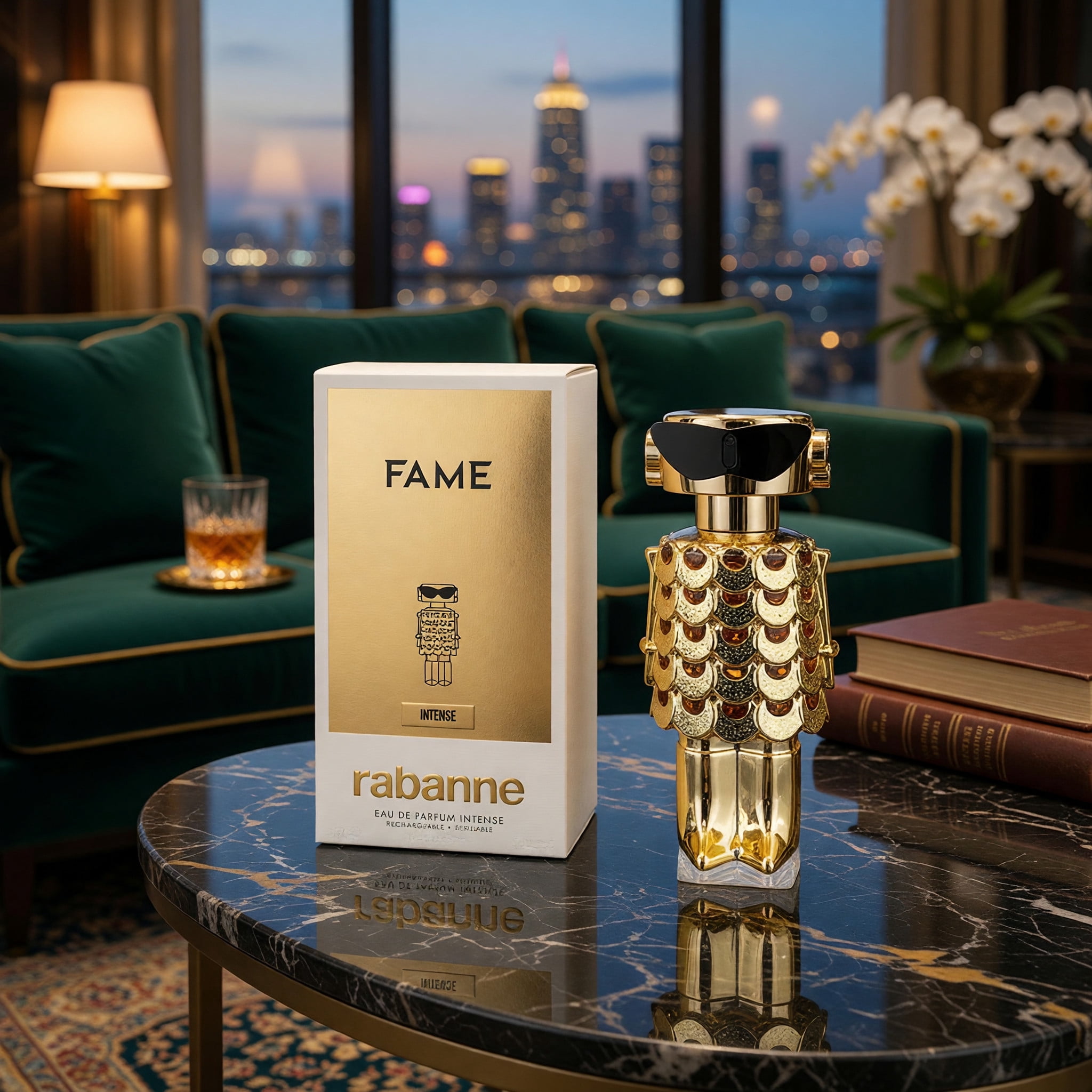 Paco Rabanne, Fame Intense, Floral Spicy Perfume, 2.7 oz EDP Spray