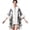 Black-A, variant on Women Sherpa Poncho Coats Fleece Lined Shawl Striped Tassel Hem Open Front Warm Fuzzy Cape Casual Winter Outerwear Brown Free Size