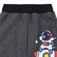 thumbnail image 4 of WIBACKER Kids Boys Active Sweatpants Athletic Joggers Fleece Jersey Knit Pants Cartoon Astronaut-4T, 4 of 10