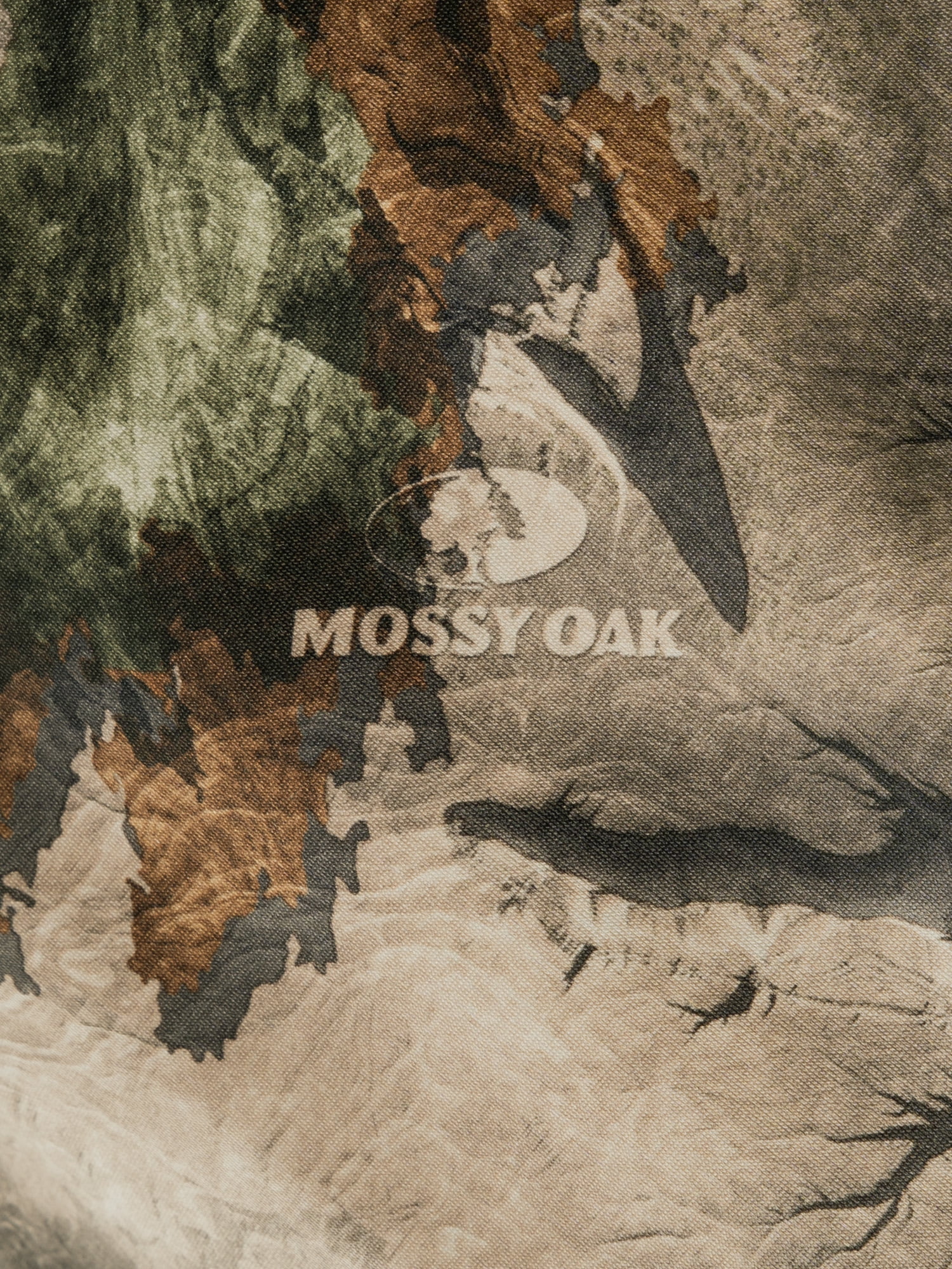 Mossy Oak Men's Heavyweight Fleece Base Layer Thermal Shirt, Mossy Oak Terra Gila, XL