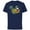Navy, variant on Disney Mickey Mouse Find Your Way Botanical Garden Spring - Short Sleeve Cotton T-Shirt for Adults - Customized-Black