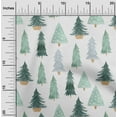 thumbnail image 2 of oneOone Cotton Poplin Dark Green Fabric Tree Quilting Supplies Print Sewing Fabric By The Yard 42 Inch Wide, 2 of 6