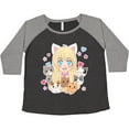 thumbnail image 3 of Inktastic Neko Anime Girl with Kittens Women's Plus Size T-Shirt, 3 of 5