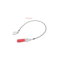 thumbnail image 2 of Sonducket Cordón de subacuático, de cuerda de acero inoxidable, Cable de seguridad largo, accesorios de cinturón de deporte de aguas Deportes acuáticos rojo/1 pulgada Sonducket OD024443-02, 2 of 6