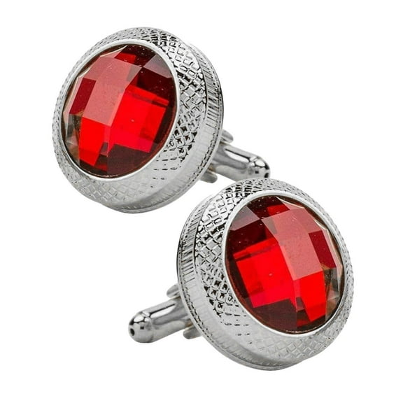 VITTORIO VICO Gold & Silver Colorful Button Cufflinks (18xx Series) by Classy Cufflinks