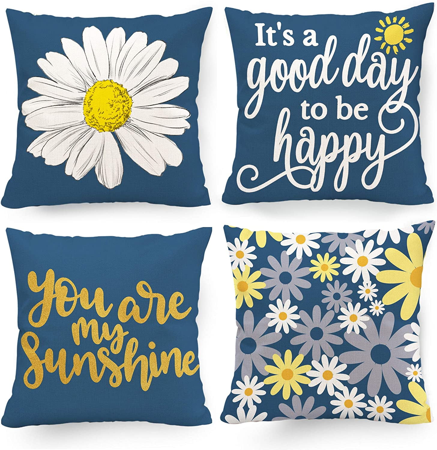 Personalized Cushion Cover Handmade in the USA,Pillow Covers 16x16 You Are My Sunshine Pillow Cover