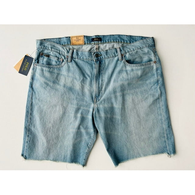 Polo Ralph Lauren Denim Cut Offs Jean Shorts The Classic Fit Blue ( 42 )