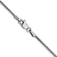 thumbnail image 4 of 14K White Gold Wg 1.25mm Spiga Chain (16 X 1.25) Made In Peru pen31-16, 4 of 5