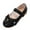 Black, variant on Girl's Ballet Flats Non-Slip Soft Mary Jane Walking Party Dress Shoes for Toddler/Little Kid/Big Kid Silver for Size 13