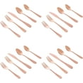 thumbnail image 4 of Gibson Home 137380.2 Home Stravidia Stainless Steel Flatware Set - Rose Gold - 20 Piece, 4 of 5