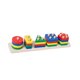 thumbnail image 2 of Juguetes Montessori de madera para clasificar y apilar para niños en edad preescolar de 1, 2, 3 y 4 años cinco pilares, 2 of 9