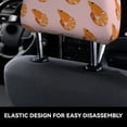 thumbnail image 6 of 2 PCS Car Headrest Cover, Shrimp No.9035 Soft Car Seat Head Rest Cover Protector Interior Car Accessories Seat Covers for Cars Truck Auto Only Covers, 6 of 8