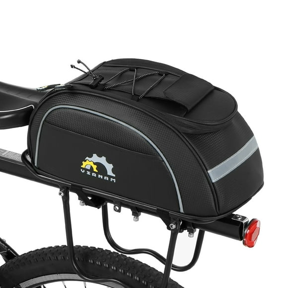 Bike Pannier Waterproof Cycling Insulated Cooler Bag MTB Bike Trunk Bag Rear Rack Bag Storage Luggage Carrier Bag Pannier