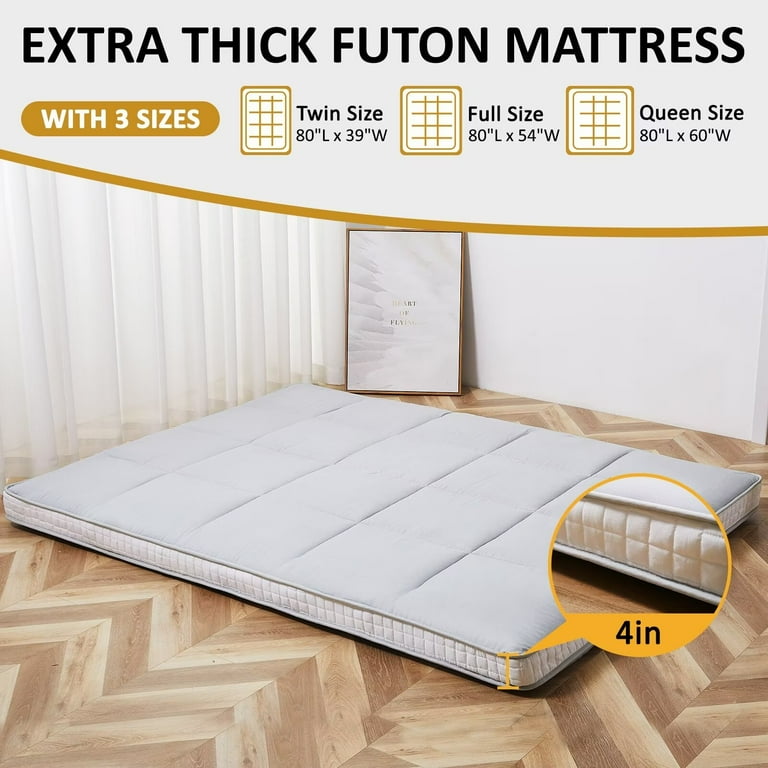 LILYPELLE Futon Mattress,Upgraded Japanese Floor Mattress,Living