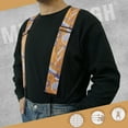 thumbnail image 6 of MELOTOUGH Men Suspenders Fully Elastic 2 Inch Wide Suspender for Men Heavy Duty X Back Work Suspender for Jeans, 6 of 8