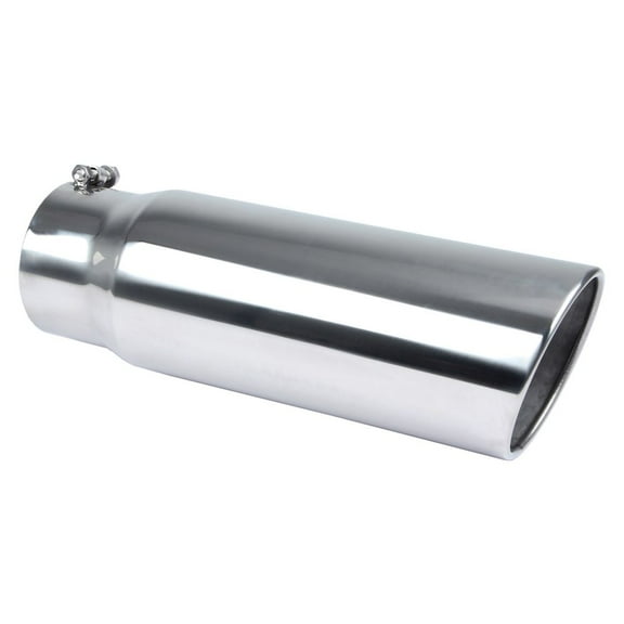 Pypes Performance Exhaust Exhaust Tip 5in x 6in 18in L Polished Bolt-on