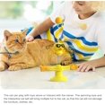 thumbnail image 5 of Cat Toys for Indoor Cats - Interactive Cat Toy, Funny Spring Bird Rotating Cat Toy with Suction Cup Base Yellow, 5 of 5