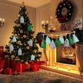 thumbnail image 4 of Bolsa de calendario de adviento de Navidad, bolsas de regalo de Navidad con Clips, bolsa de cordón colgante de pared, cuenta regresiva de Navidad, 24 días, 4 of 4