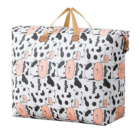 

BNisBM Cute Cow Pattern Comforter Bag For Moving And Travel And Breakthrough