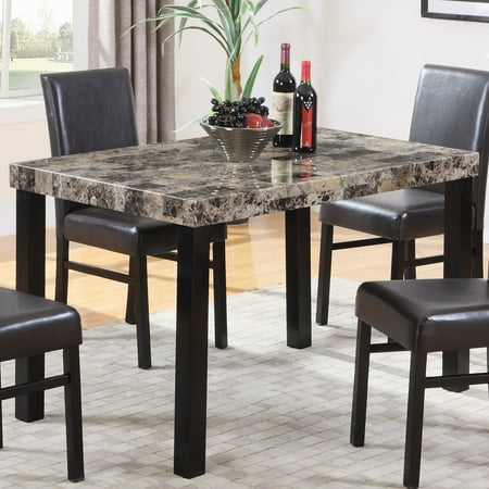 Best Master Furniture's Britney Dining Table Only (Best Finish For Dining Table Top)