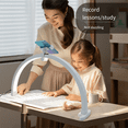thumbnail image 3 of 22Inch Half Moon Nail Desk Lamp 20W Touch Control Half Moon Foldable Manicure Beauty Light with Phone Clip White US Plug, 3 of 8