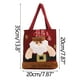thumbnail image 3 of Bolsas de regalo navideñas para niños | Bolsas de dulces con cordón de Papá Noel, muñeco de nieve y reno | Bolsas reutilizables grandes de 20 x 22 cm para dulces y pequeños obsequios., 3 of 4