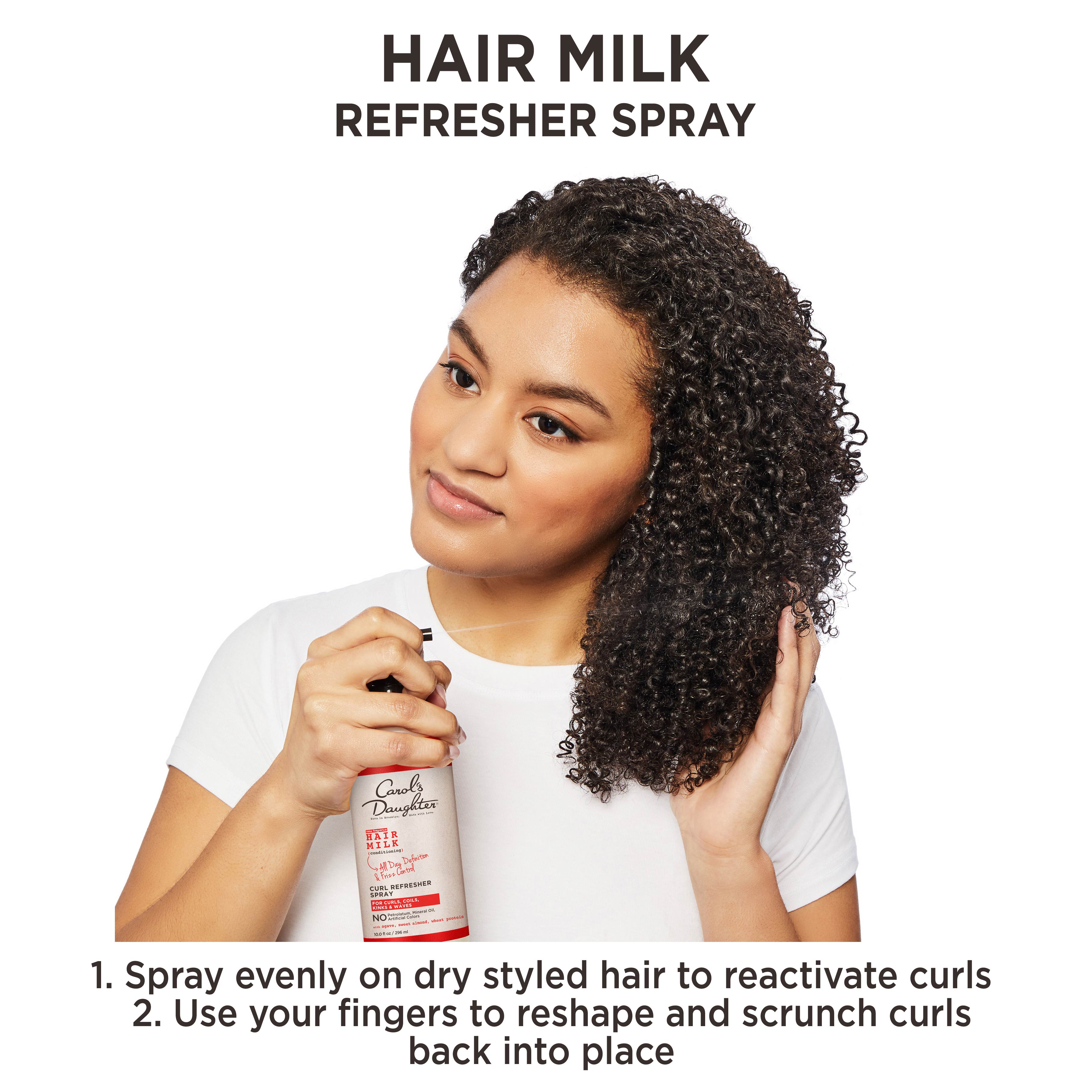 Carol's Daughter Hair Milk Moisturizing Shine Enhancing Refresher Hair Spray, 10 fl oz - image 5 of 11