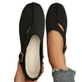 thumbnail image 2 of IEMIEMIEM Women's Mary Jane Flats Comfortable Dressy Ballet Flats Casual Round Toe Slip On Non Slip Office Work Woman Walking Shoes 8.5 Wide Black, 2 of 8