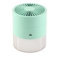 thumbnail image 3 of Mini ventilador enfriado por agua, ventilador enfriador de escritorio pequeño plegable, ventilador eléctrico de niebla pulverizada ABS USB para el hogar, biblioteca, oficina, verde, 3 of 10