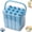 Blue, variant on Silicone Ice Stick Tray with Storage Caddy, 6/12 Cavity Long Cube Mold Set with Lid & Handle,Portable Popsicle Maker