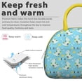 thumbnail image 3 of Reusable Dinosaur Lnsulated Lunch Bag for Women & Men - Leakproof Water-Resistant Cooler Tote, Large Capacity for Work,Travel,Picnic,Beach & Office., 3 of 4