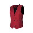 thumbnail image 1 of Men's V-neck Suit Vest Cotton Slim Four Seasons Vest, 1 of 2