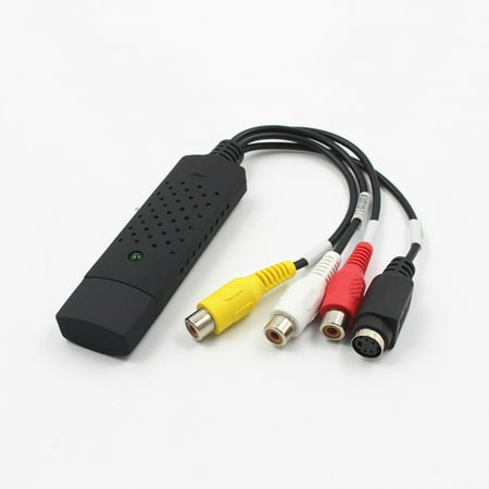 USB Video Audio Capture Card HD Video Converter Adapter Edit Acquisition Video for Camcorder DVD