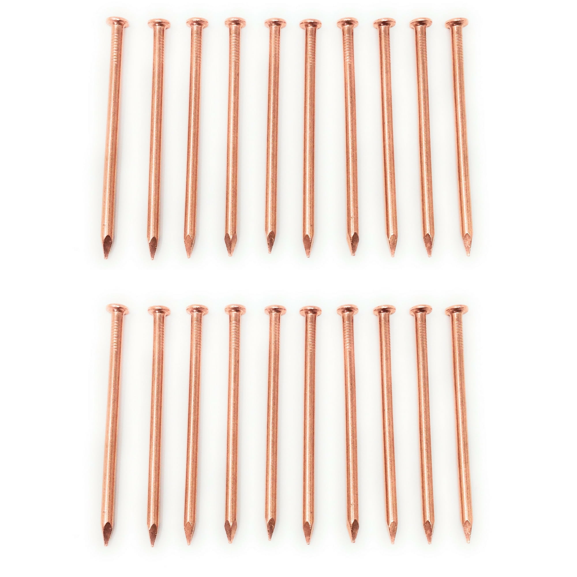 3.5 Inch Copper Nails Pack of 20 Solid Copper Nail Spikes