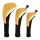 thumbnail image 1 of Fundas para cabezas de palos de golf Fundas para palos de golf Exclusivas para la protección del driver Fácil de usar Amarillo, 1 of 8